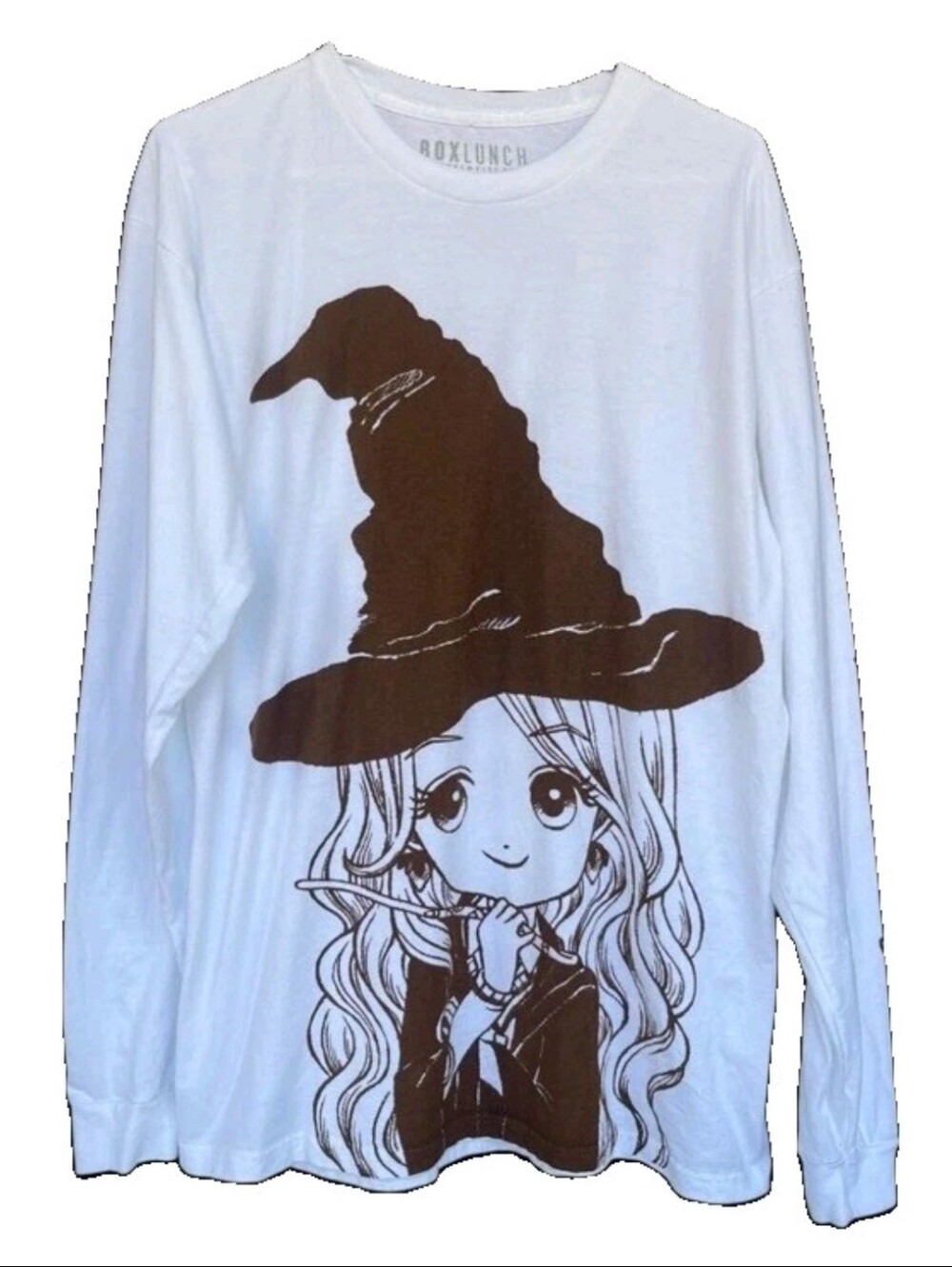 Harry Potter LUNA LOVEGOOD Chibi Long Sleeve Tee Shirt Box Lunch Cotton NEW